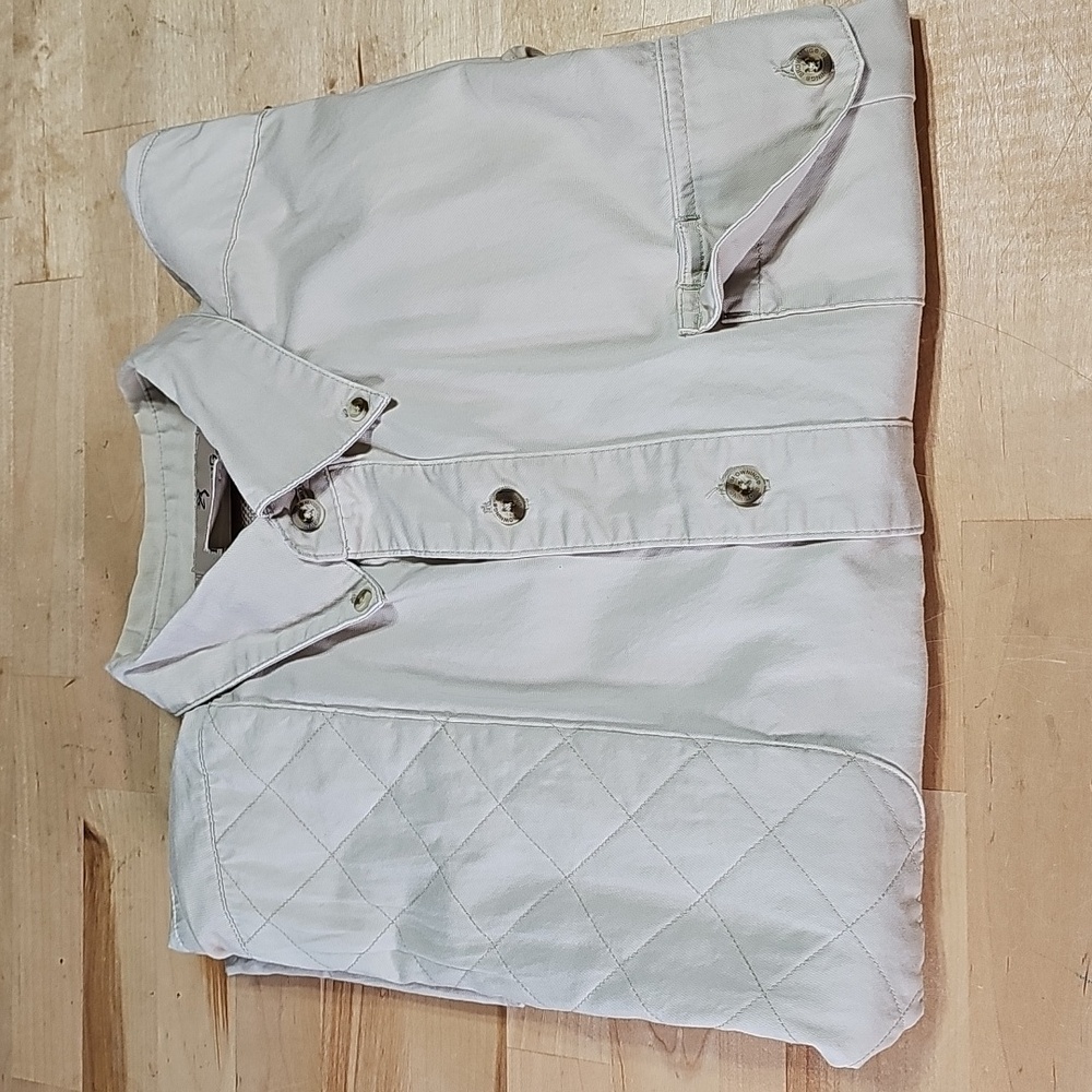 🦌Browning Reactar XL Shooting Shirt Tan Vented Hunting Vest Pocket Quilted Pad - Picture 3 of 13